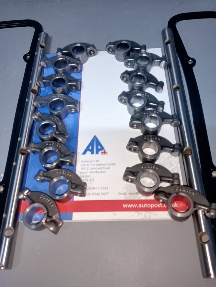 ROVER V8 ROCKER SHAFTS-HEAVY DUTY X 2+ SET OF 16 STEEL ROCKERS- OEM ...