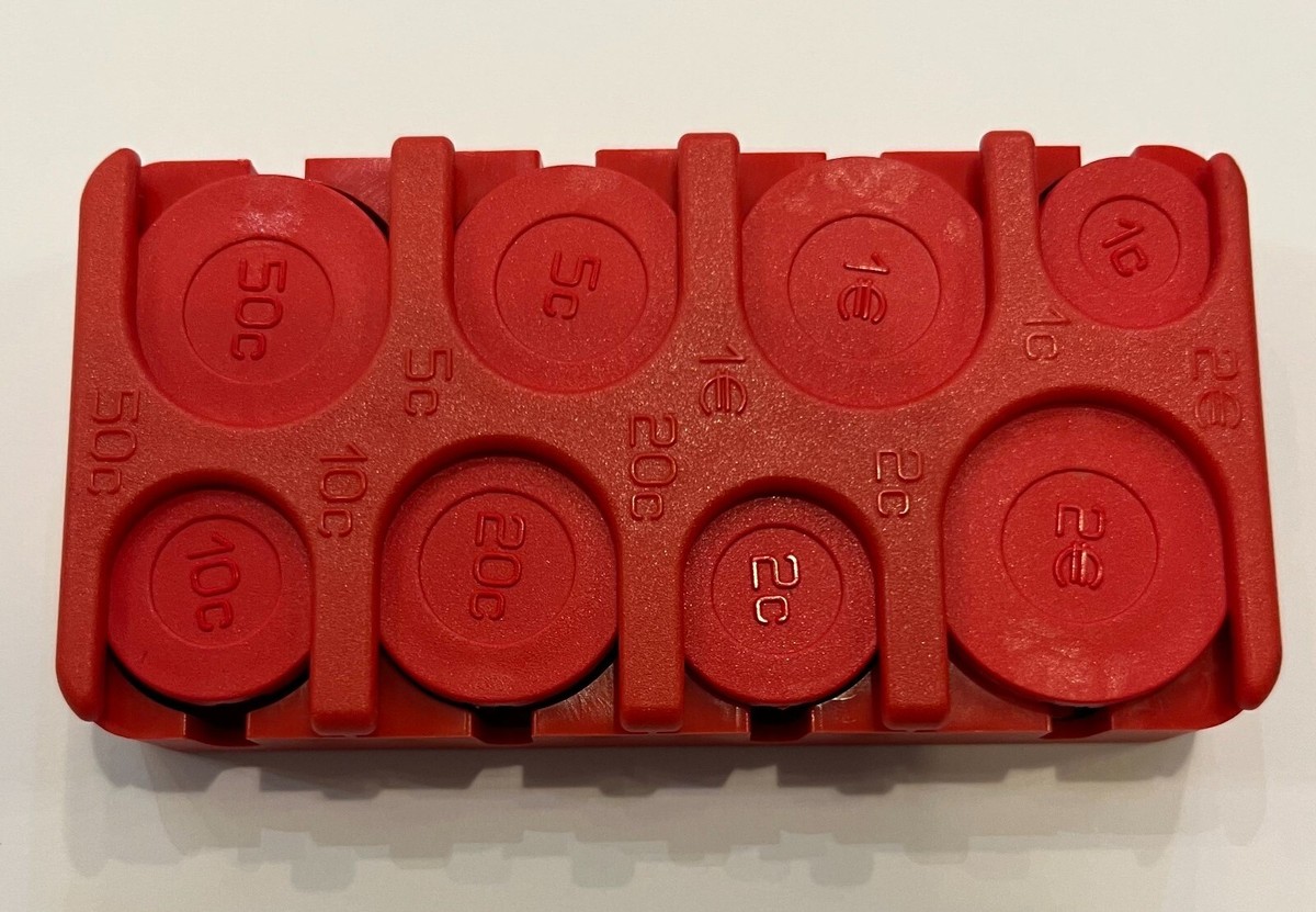 Portamonete Yen Giapponesi 2 Pezzi - Organizzatore Monete Con 6 Slot | Plastica Rigida - Foto 5