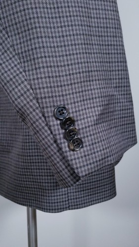 Michael Kors 54R Purple brown Check YEAR-ROUND Blazer Jacket Sport Coat