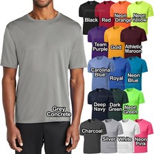 Mens Moisture Wicking T-Shirt Dri Fit Workout Gym Exercise Tee XS-XL 2XL 3XL 4XL