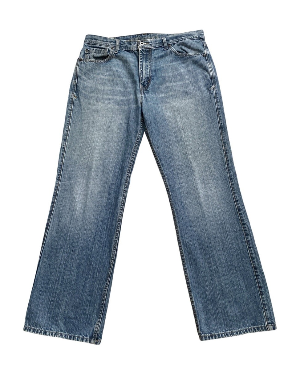 DOCKERS Mens Size 34 Straight Leg 100% Cotton Denim Blue Jeans 31