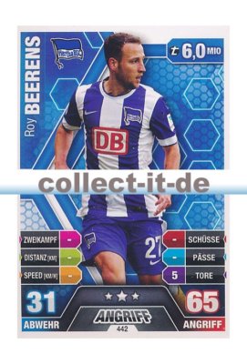 Match Attax Extra 14/15 - 442 - Roy BEERENS