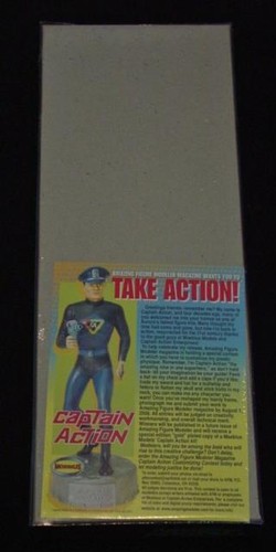 Moebius - CAPTAIN ACTION 40th Ann Model Kit #480149 (SEALED) #807/1000 KEN BURNS - Picture 3 of 5