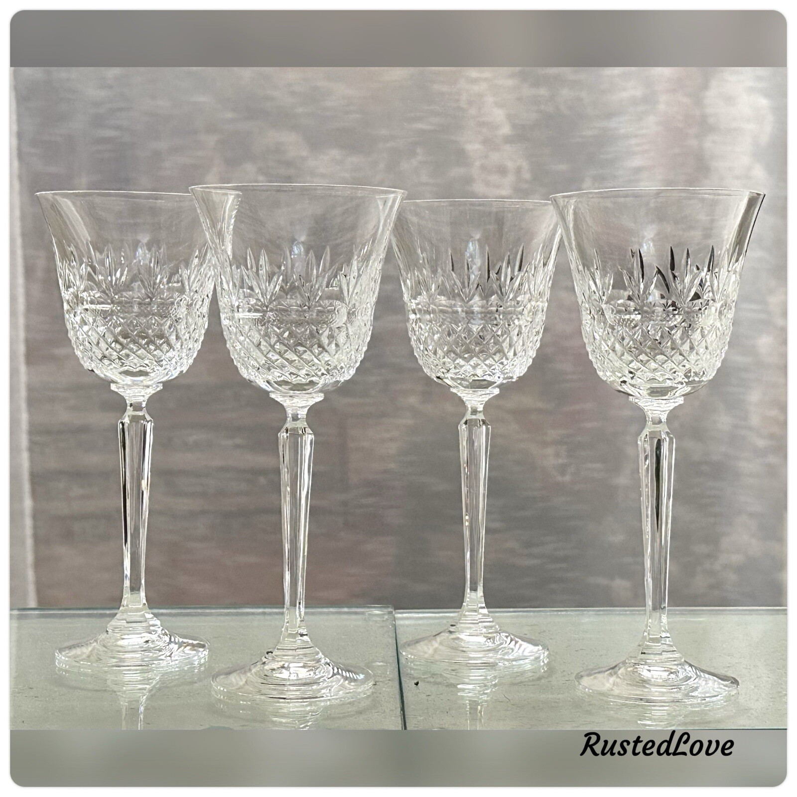 Mikasa Chatsworth Water Glasses Vintage Blown Glass Mikasa Water Glasses 4 * eBay