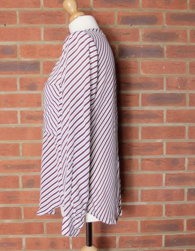 Whistles Hemdbluse Kontraststreifen UK 8 - Bild 5 von 12