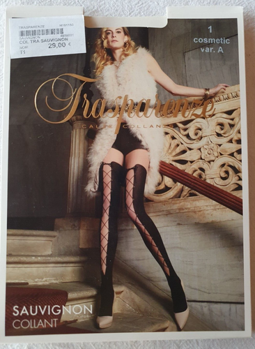 Collants Noirs Trasparenze Taille 1 - Soie, Doux Et élégants, Neufs Avec étiquette