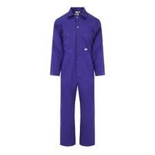 Ladies Zip Front Boilersuit Workwear Boiler Suit Coverall Overall Womens Girls
