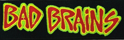 Bad Brains Rock Music Applique Embroidered Iron on Patch