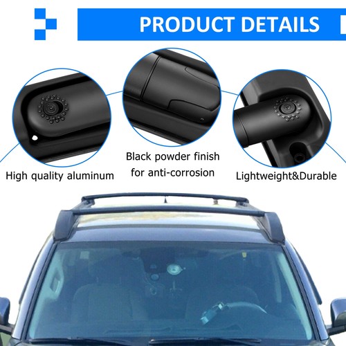 For Toyota Tacoma Double Cab 2005-2023 Top Roof Rack Cross Bars Side Rails 2018 - Picture 5 of 19