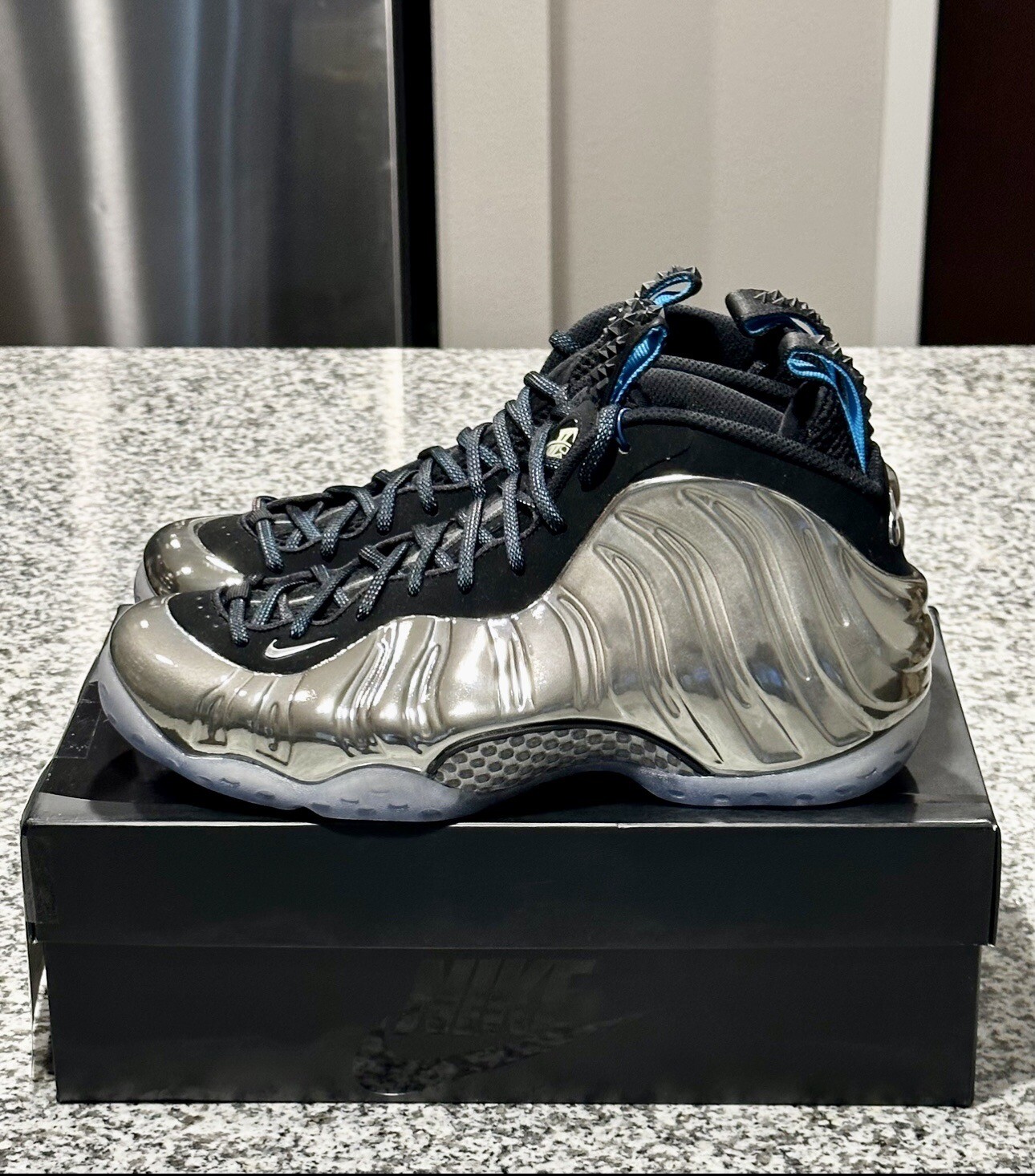 Size 8.5 Nike Air Foamposite One QS All Star Chromeposite 2015 for