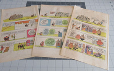 Lot of 3 Crock Rechin & Wilder Clipped Strips from Sunday comics 1982