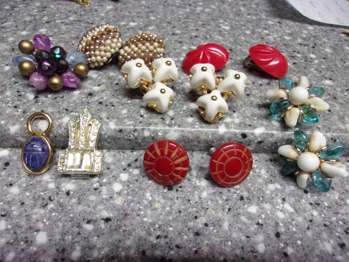 Vintage earrings shop ebay