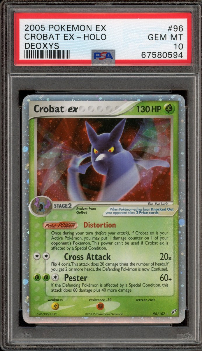 PCG 　クロバットex PSA10 Pokemon Crobat ex EX Deoxys Holo Rare #96 PSA 10 Gem Mint | eBay