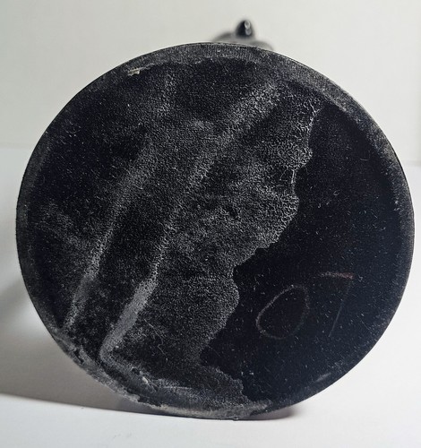 Hammered Black Metal Shadow People African Style Figures Pillar Candle Holder - Picture 6 of 14