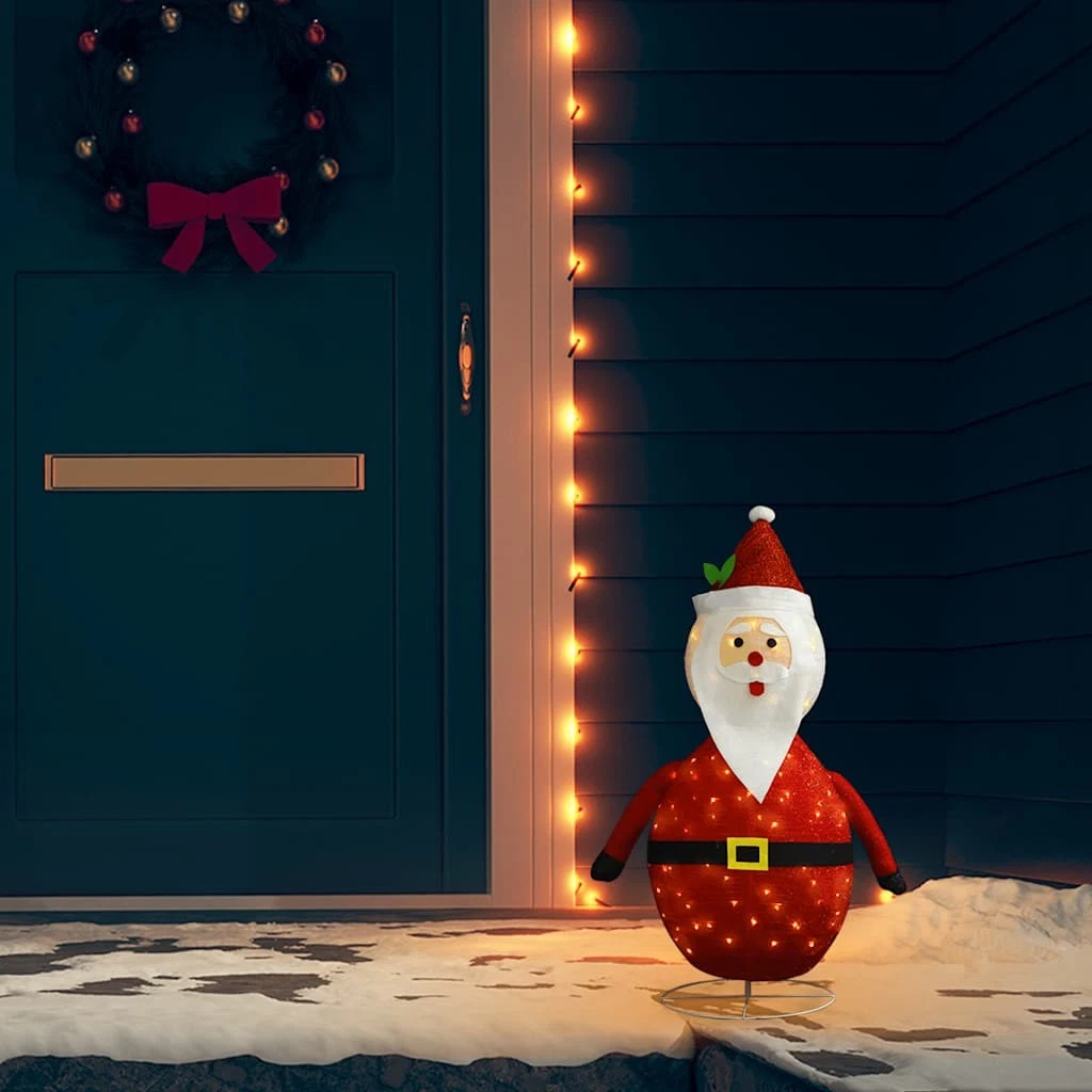 Decorazione Gonfiabile Babbo Natale Mimetica Con Pistola – 1,82 Mt Con Luci LED – Per Esterno, Giardino E Prato – Illuminato - 3