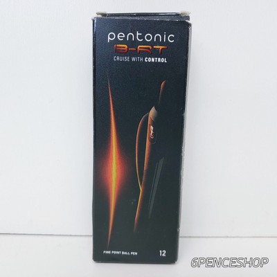 Pentonic 12ct 0.7 mm Fine Retractable Point Pen Ink Color-Blue