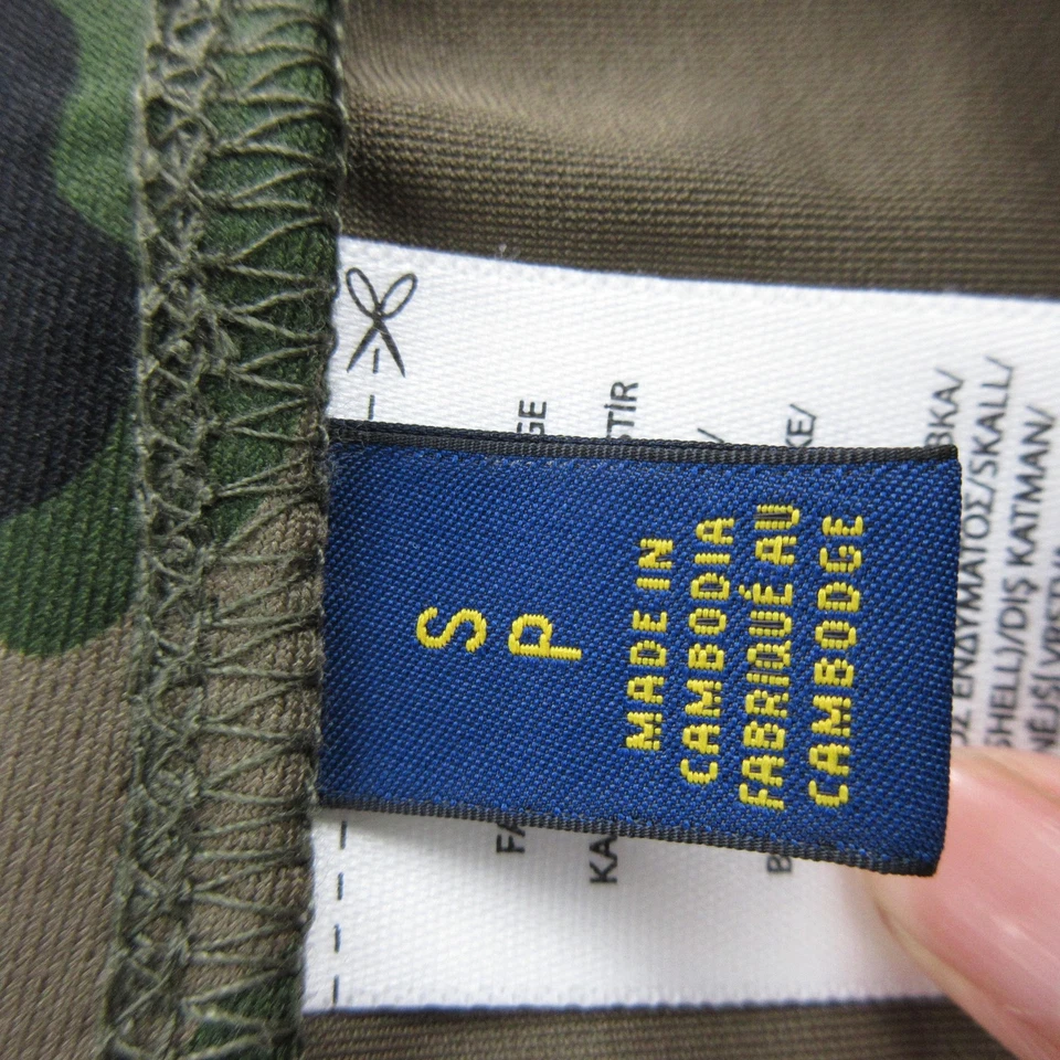 Polo Ralph Lauren Swim Briefs Mens Small Camo Orange Drawstring Pony Logo Swim - Image 4 of 4