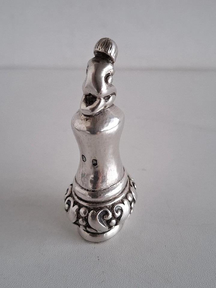Figürliches Art Deco Petschaft 830 Silber Kopenhagen C.F. Heise um 1920 - Bild 2 von 4