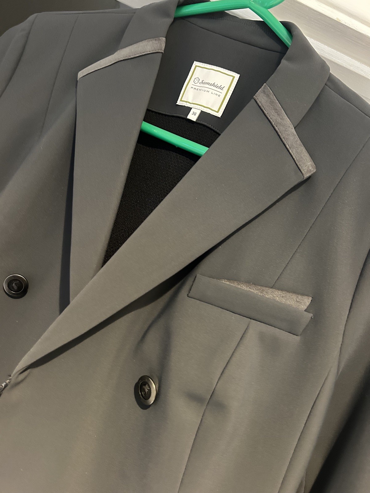 Samshield Shadbelly Tail Coat Women's S- 36 US 4 - Grey *BEAUTIFUl Take a look 