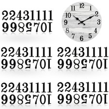 75 PCS Clock Numerals Kit 2 Inch DIY Digital Clock Numbers Arabic Clock Numbe...