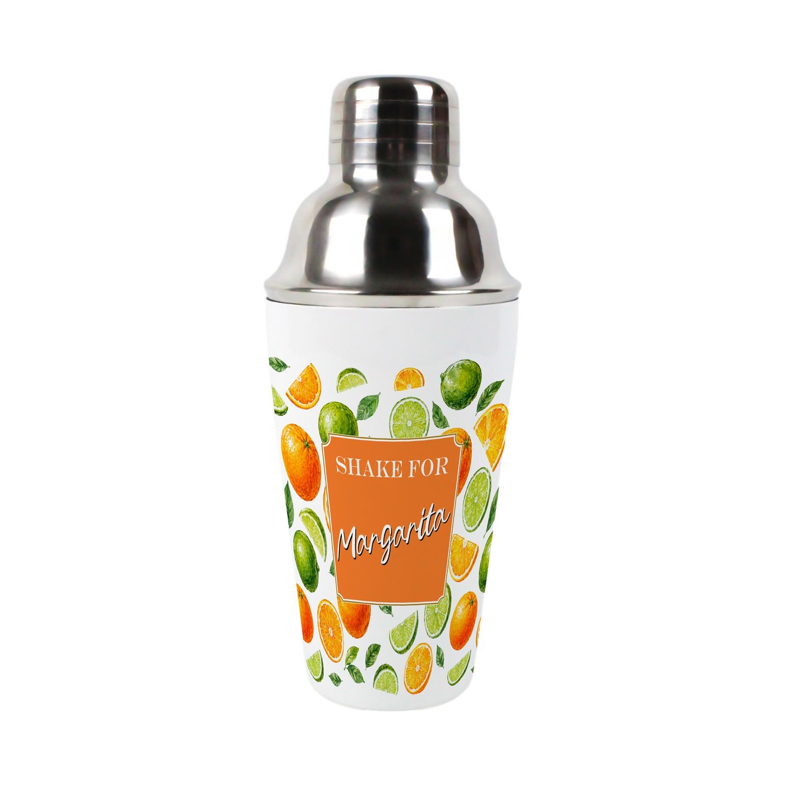 Shake for Margarita - Stainless Steel Cocktail Shaker & Strainer Bar Gift