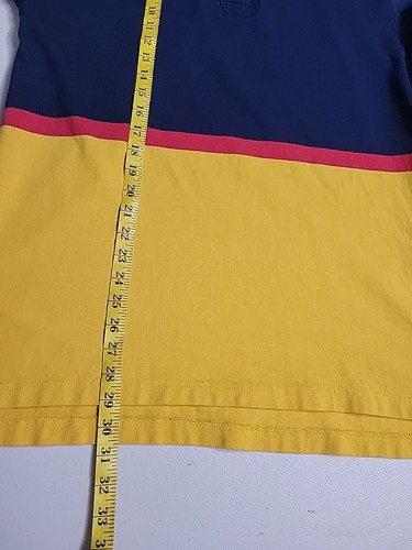 J. Crew Merrimack Rugby Polo Shirt Mens Size XL Sanborn Canoe Elbow Patch - Picture 7 of 9