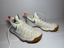 Nike Kevin Durant KD 9 Summer Pack Gum White Shoes Mens Size 10.5 843392-900