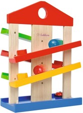 Eichhorn Kugelbahn-Haus Spielzeug Kleinkind Kind ab 1 Jahr Rollbahn - Neu