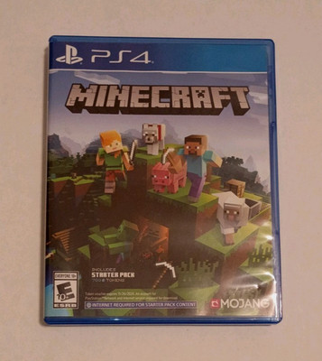 Minecraft Starter Pack PS4 2019 Multiplayer Online PlayStation 4