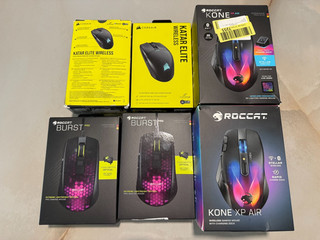 Konvolut Amazon Retouren Maus Mäuse Corsair Roccat Zustand unbekannt