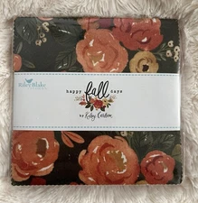 NEW Riley Blake Happy Fall Days 5” Charm Pack Stacker Fabric Kelsey Carlson