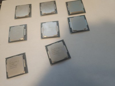 Lot Of 8 Intel CPU Core 15 i7