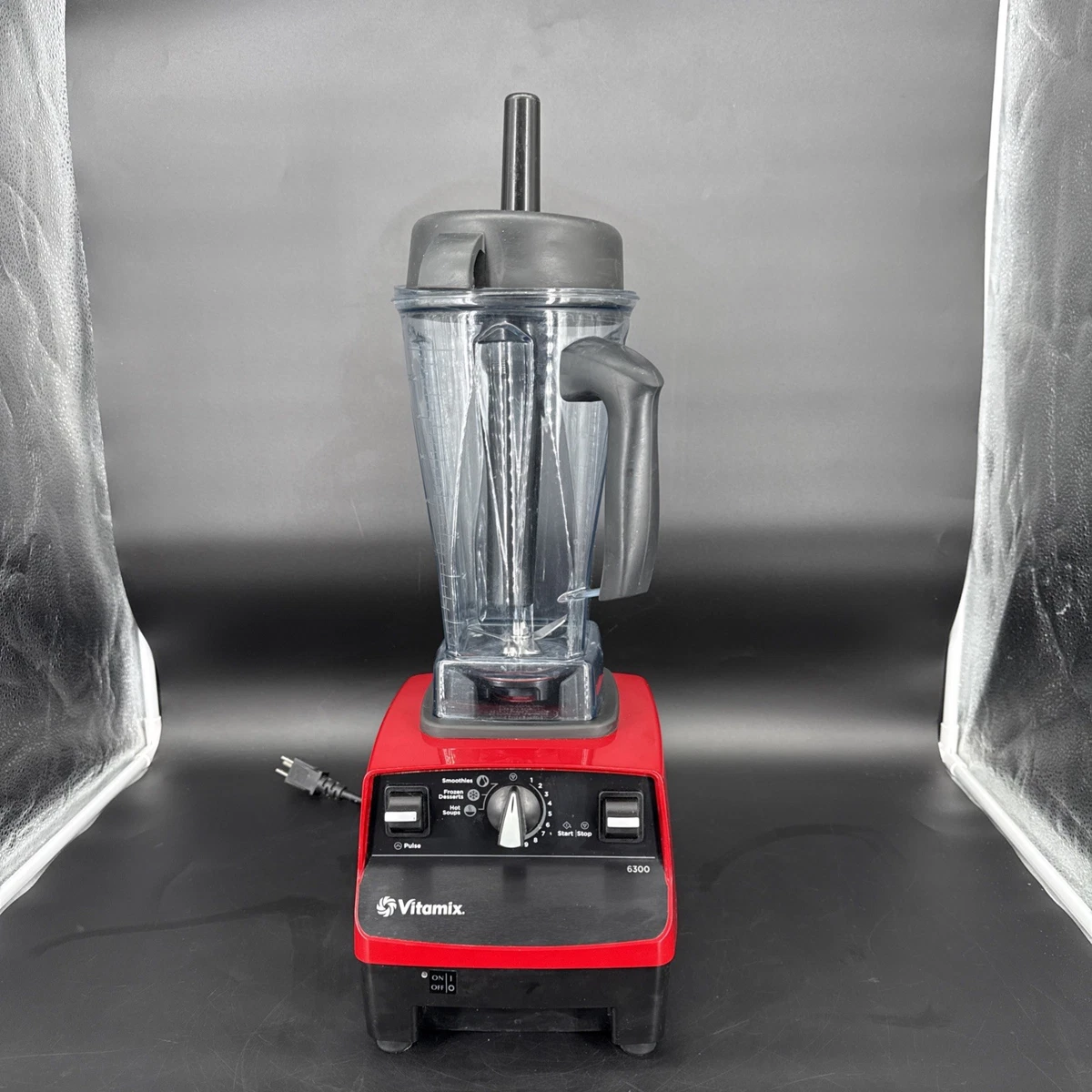 Vitamix 6300 ブレンダー 2つの容器付き Vitamix 6300 Red Blender Discontinued Complete w/Box Lid Manual