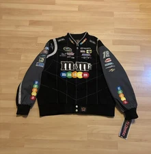 JH Design M&M's NASCAR Kyle Busch Youth 2XL (13-14) Racing Jacket