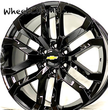 20 Gloss Black Oe 5924 Replica 84570310 Wheels Fits 2022 Chevy Tahoe Rst 6x5.5