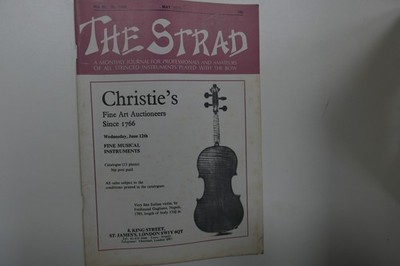 THE STRAD May  1974 Vol 85 a violin by Joseph Guarneri del Gesu Cremona 1736