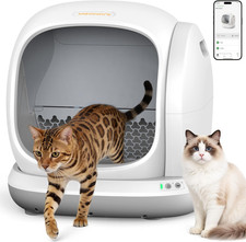 Meowant Automatic Self Cleaning Cat Litter Box with APP Control, Odor Free, Cat-