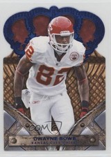 2011 Panini Crown Royale Blue 5/100 Dwayne Bowe #30 d4y