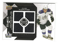 2008-09 Upper Deck Black Diamond Jerseys Quad Anze Kopitar Los Angeles Kings