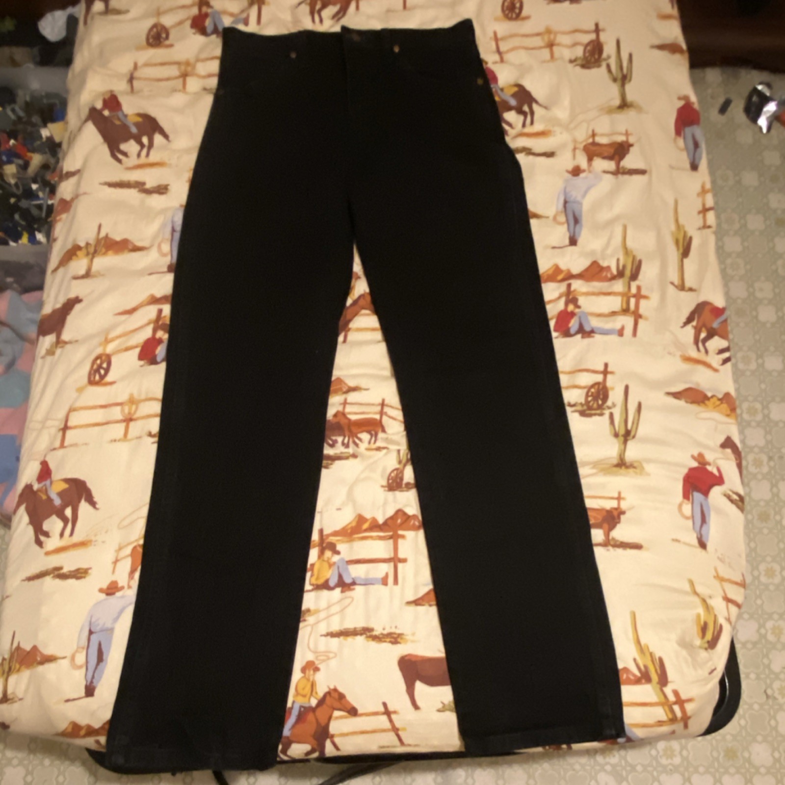 Cotton 5-pocket Design Solid Denim