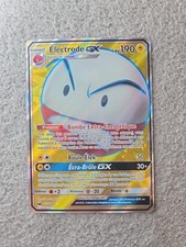 Carte Pokémon Electrode GX 155/168 SL7 Soleil & Lune Tempête Céleste FR