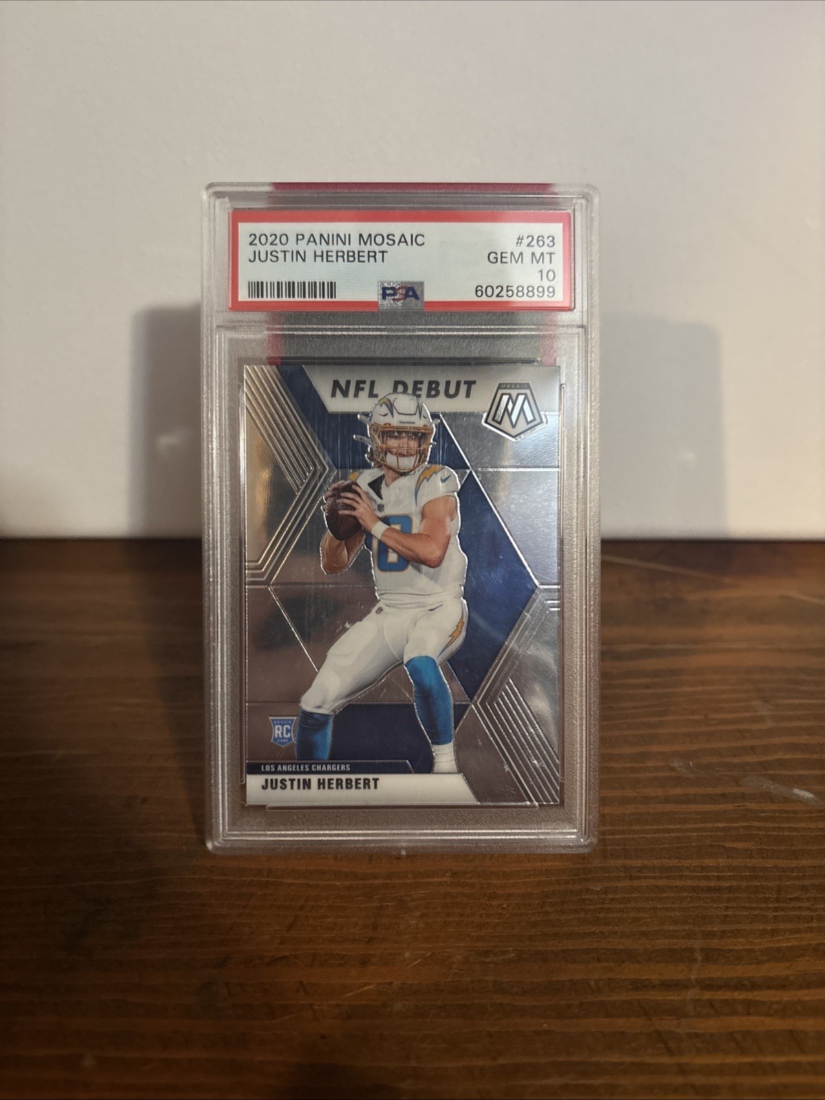 Justin Herbert Panini Mosaic #263 Base