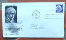 PHYSICIST ALBERT EINSTEIN E=MC2 SCARCE PRINCETON 1966 ARTCRAFT CACHET FDC