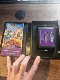 Gain Ground Sega Genesis CIB Complete With Box And Manual Damaged Cover Art 