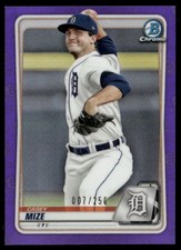 2020 Bowman Chrome Prospects Purple Refractors #BCP-250 Casey Mize /250