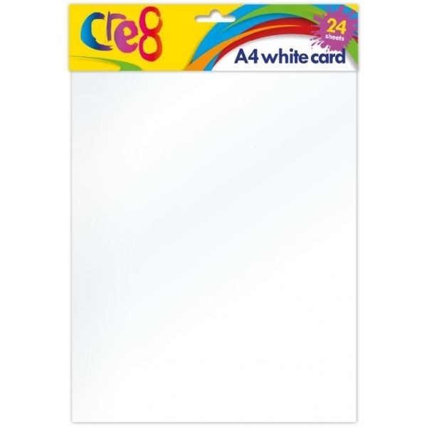 Martello Cre8 A4 White Card 24pk