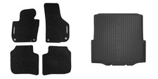 Frogum Fußmattensatz Autoteppich + Kofferraumwanne für Skoda Superb II 3T4