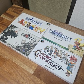 Sf4 Nintendo Super Famicom Chrono Trigger Final Fantasy IV V VI set Japan SFC