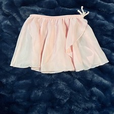 Toddler Dance Skirt 4/5 Pink Chiffon Ballet Skirt Elastic Waist