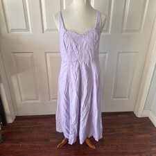 Old Navy Women’s Linen Sundress Large Lavender